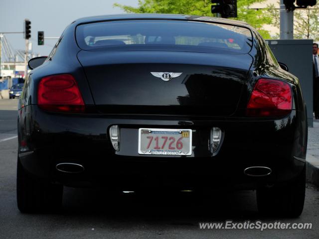 Bentley Continental spotted in Boston, Massachusetts