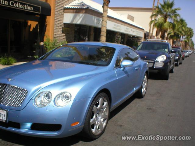 Bentley Continental spotted in Palm springs, California