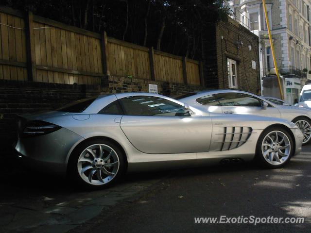 Mercedes SLR spotted in London, United Kingdom