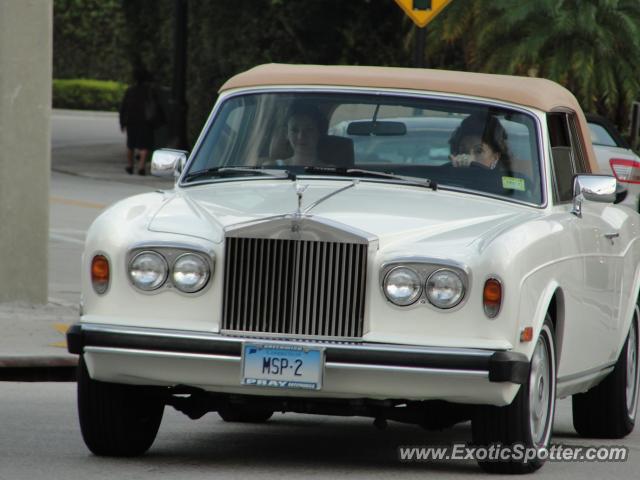 Rolls Royce Corniche spotted in Palm beach, Florida