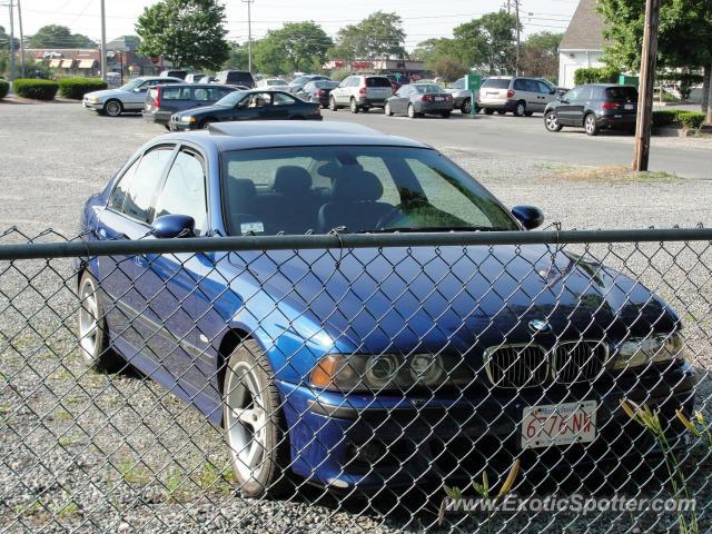 BMW M5 spotted in Cape cod, Massachusetts