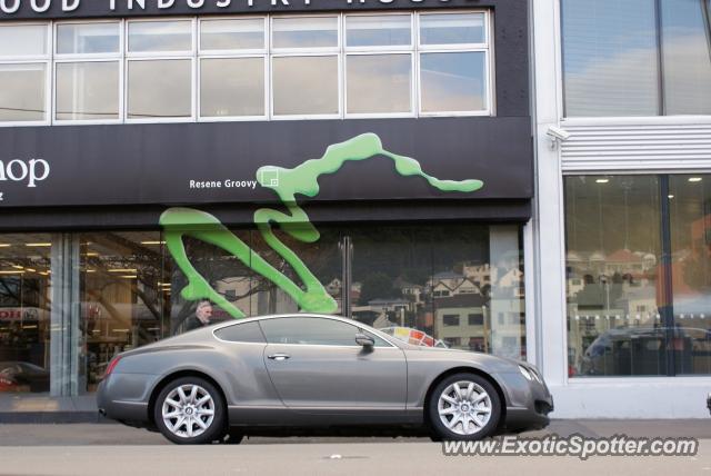 Bentley Continental spotted in Wellington, New Zealand