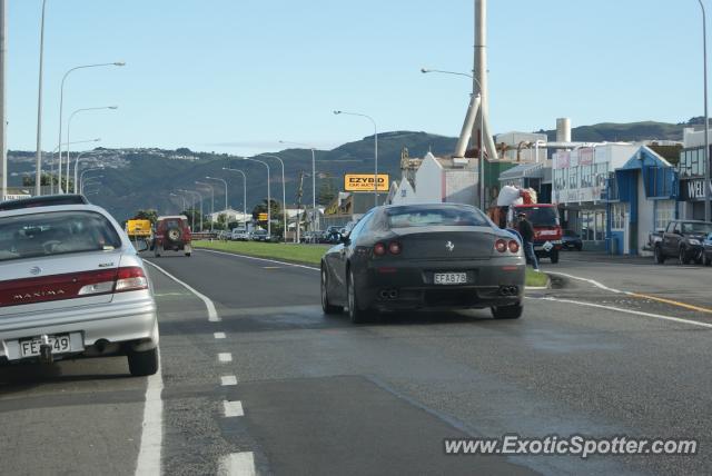 Ferrari 612 spotted in Wellington, New Zealand