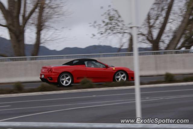 Ferrari 360 Modena spotted in Wellington, New Zealand