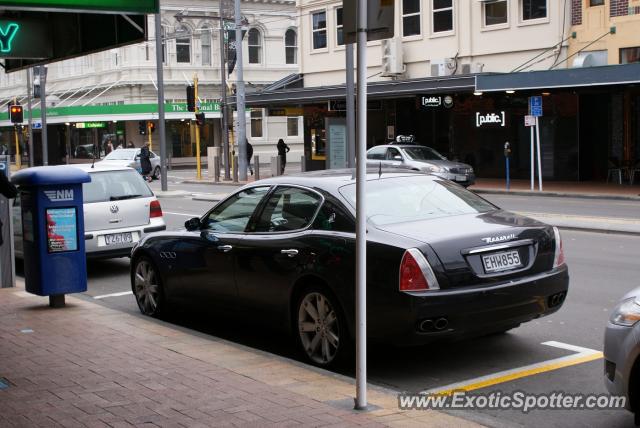 Maserati Quattroporte spotted in Wellington, New Zealand