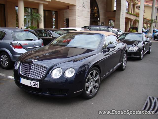 Bentley Continental spotted in Tenerife, Spain