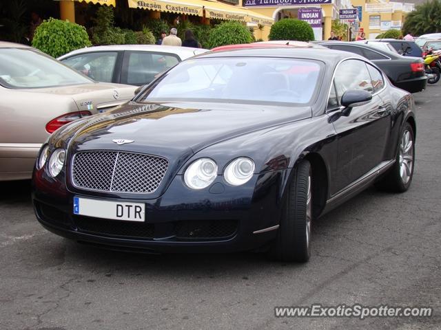 Bentley Continental spotted in Tenerife, Spain