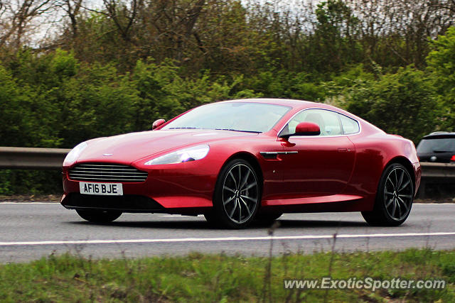 Aston Martin DB9 spotted in Cambridge, United Kingdom