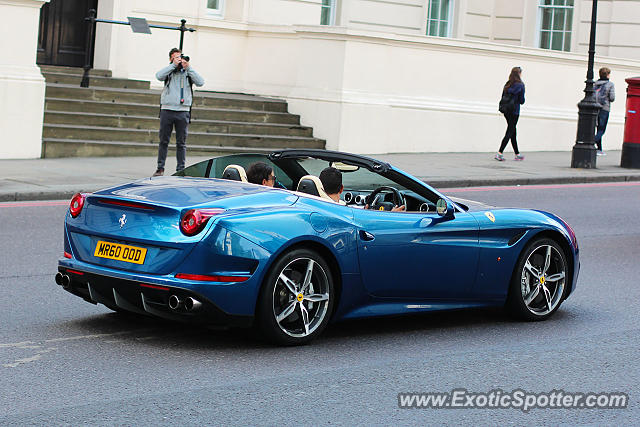 Ferrari California spotted in London, United Kingdom