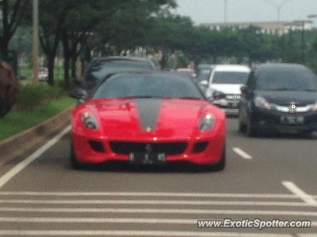 Ferrari 599GTB spotted in Serpong, Indonesia