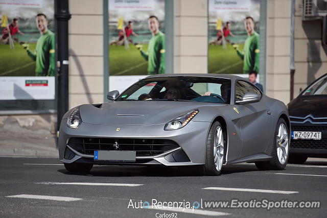 Ferrari F12 spotted in Warsaw, Poland