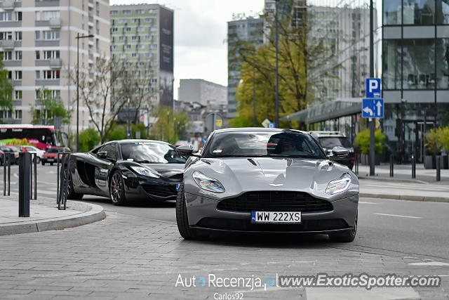 Aston Martin DB11 spotted in Warsaw, Poland