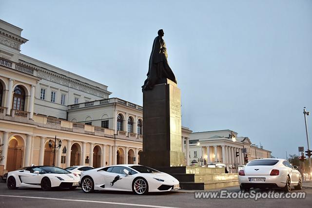 Lamborghini Huracan spotted in Warsaw, Poland