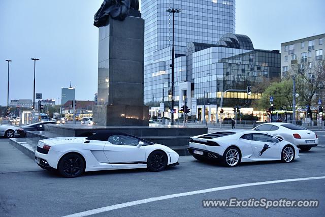 Lamborghini Huracan spotted in Warsaw, Poland