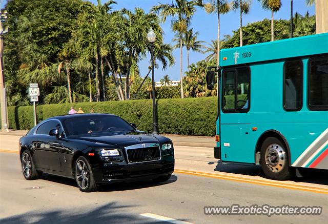 Rolls-Royce Wraith spotted in Palm Beach, Florida