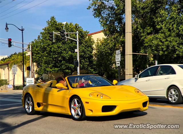 Ferrari 360 Modena spotted in Palm Beach, Florida