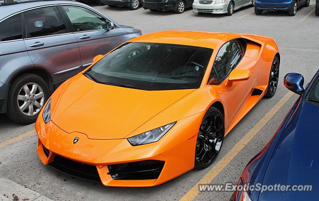 Lamborghini Huracan spotted in Canmore, Canada