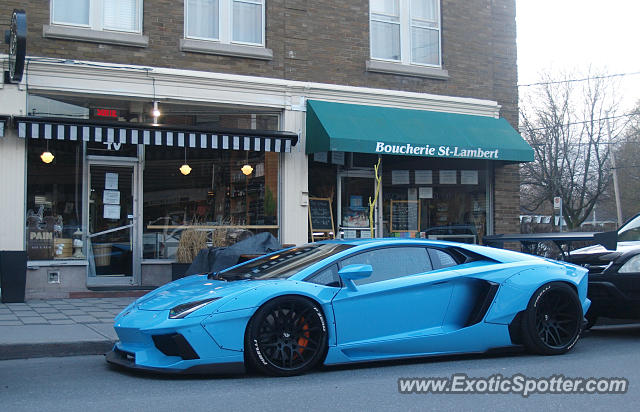 Lamborghini Aventador spotted in Montreal, Canada