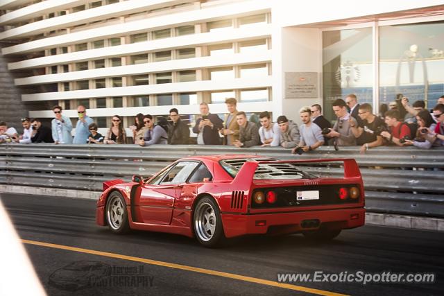 Ferrari F40 spotted in Monaco, Monaco