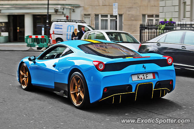 Ferrari 458 Italia spotted in London, United Kingdom