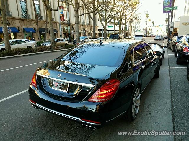 Mercedes Maybach spotted in Beverly Hills, California