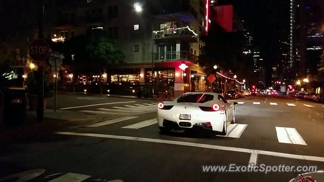 Ferrari 458 Italia spotted in Little Italy, California