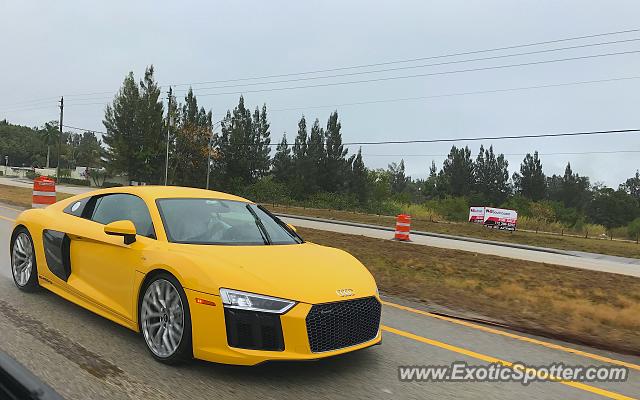 Audi R8 spotted in Stuart, Florida