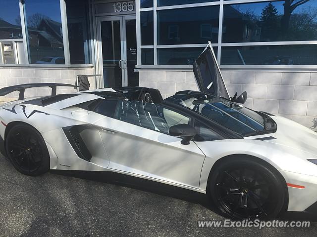 Lamborghini Aventador spotted in Fort Lee, New Jersey