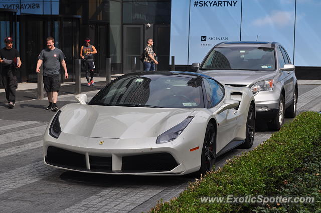 Ferrari 488 GTB spotted in Manhattan, New York