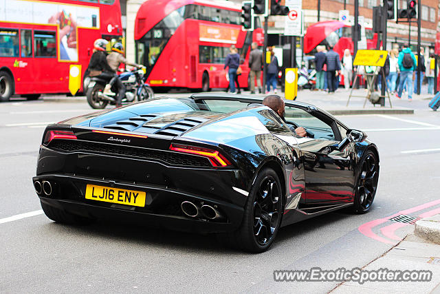 Lamborghini Huracan spotted in London, United Kingdom