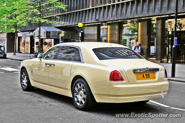 Rolls-Royce Ghost spotted in London, United Kingdom