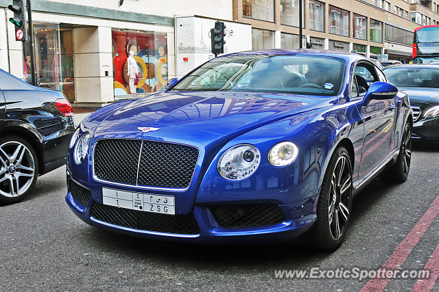 Bentley Continental spotted in London, United Kingdom