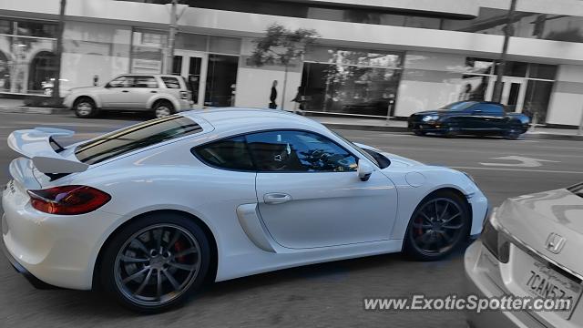 Porsche Cayman GT4 spotted in Beverly Hills, California