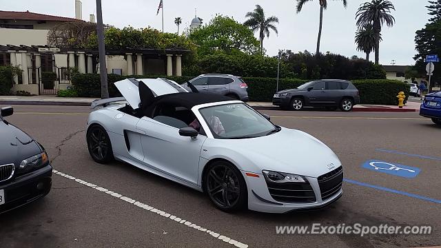 Audi R8 spotted in La Jolla, California