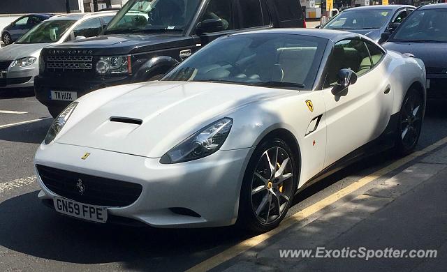 Ferrari California spotted in London, United Kingdom