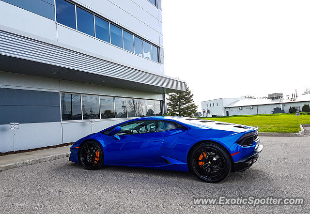 Lamborghini Huracan spotted in London, Ontario, Canada