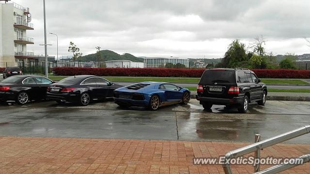 Lamborghini Aventador spotted in Sochi, Russia