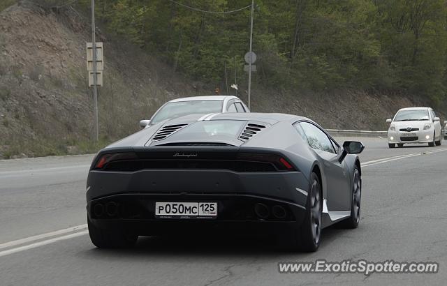 Lamborghini Huracan spotted in Vladivostok, Russia