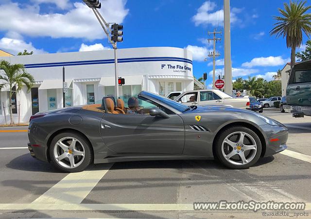 Ferrari California spotted in Palm Beach, Florida