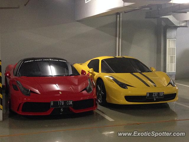 Ferrari 458 Italia spotted in Jakarta, Indonesia