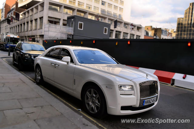 Rolls-Royce Ghost spotted in London, United Kingdom