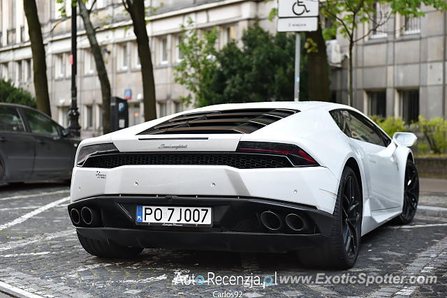 Lamborghini Huracan spotted in Warsaw, Poland