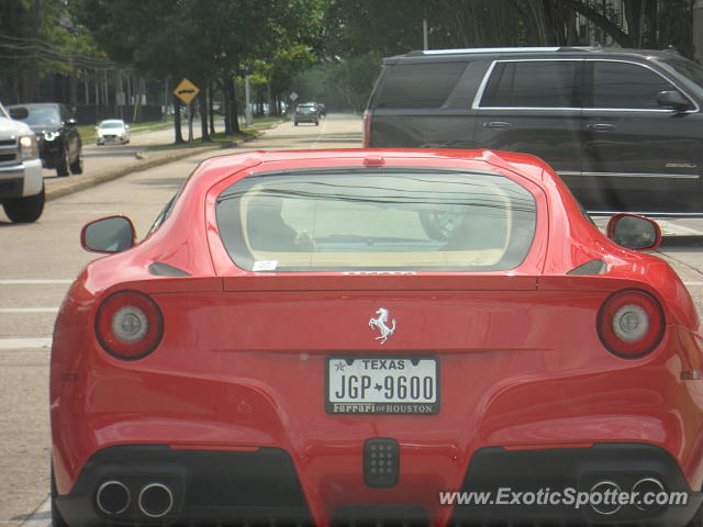 Ferrari F12 spotted in Houston, Texas