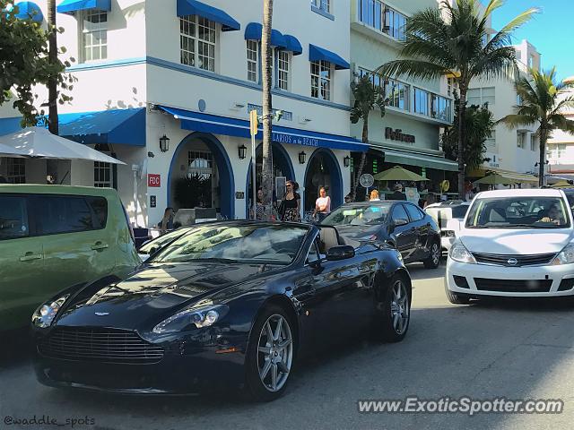 Aston Martin Vantage spotted in Miami Beach, Florida