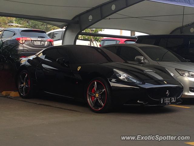 Ferrari California spotted in Jakarta, Indonesia