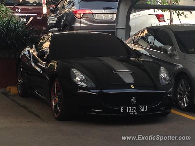 Ferrari California spotted in Jakarta, Indonesia