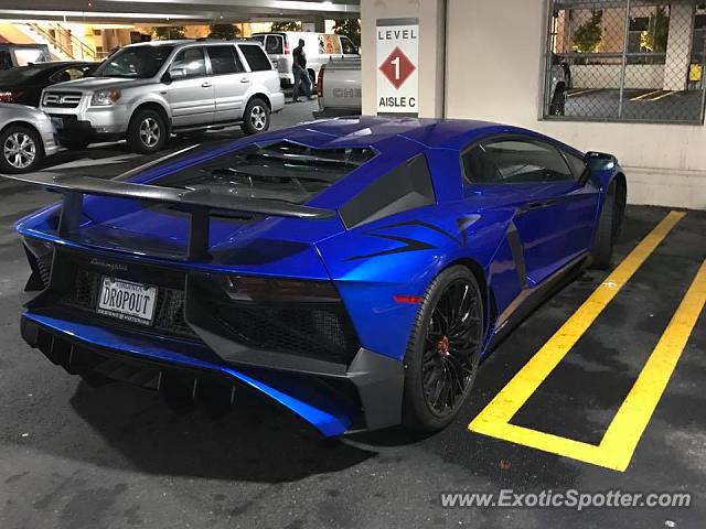 Lamborghini Aventador spotted in Tysons Corner, Virginia