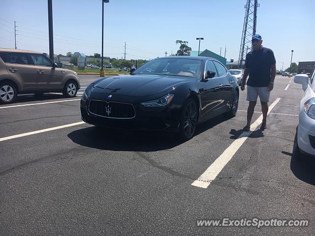 Maserati Ghibli spotted in Rehoboth Beach, Delaware