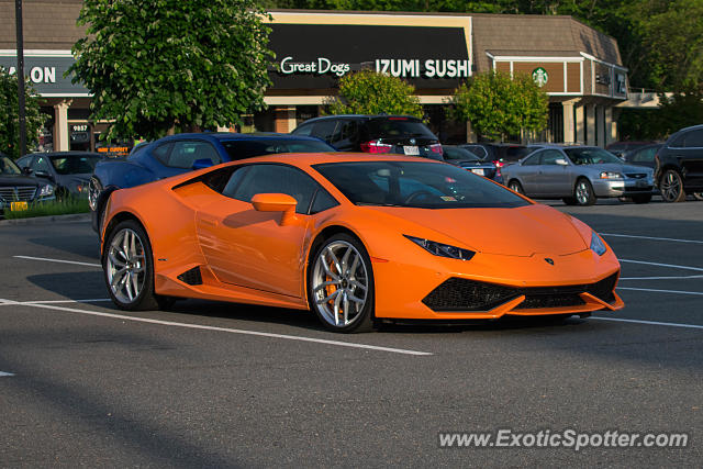 Lamborghini Huracan spotted in Great Falls, Virginia