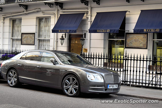 Bentley Flying Spur spotted in London, United Kingdom